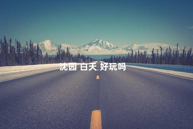 沈园 白天 好玩吗