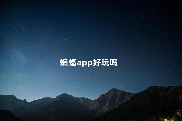 蝙蝠app好玩吗